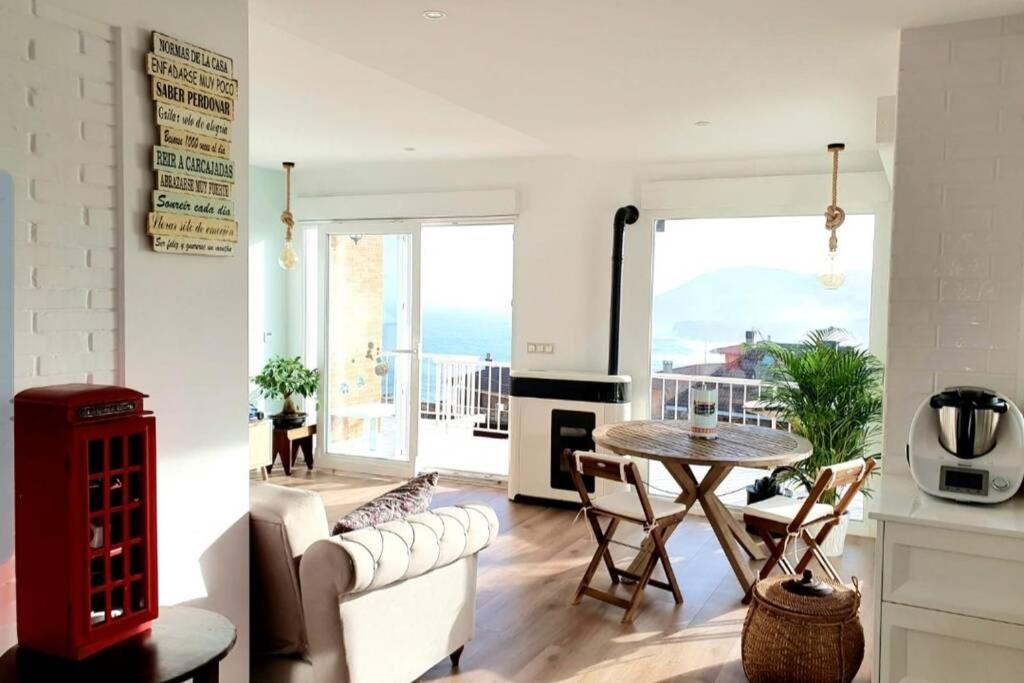 Villa Vistas Al Mar, Urbanizacion Privada Con Piscina De Agua Salada Ajo Exterior photo